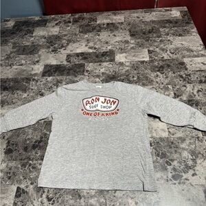 Ron Jon Gray Long Sleeve Kids Tee